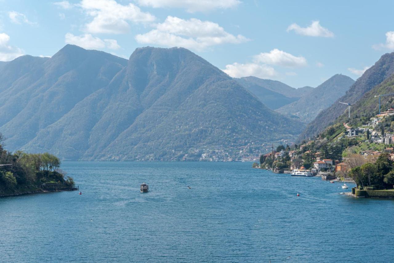 Lake Como Apartment With Balcony And Private Parking Ossuccio Eksteriør billede